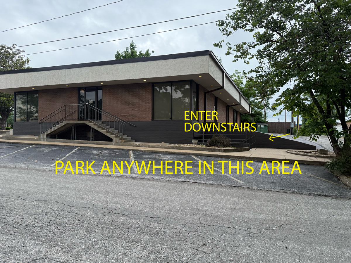 side-parking-and-nwa-dna-entrance nwa dna side parking lot and rear stairs entrance